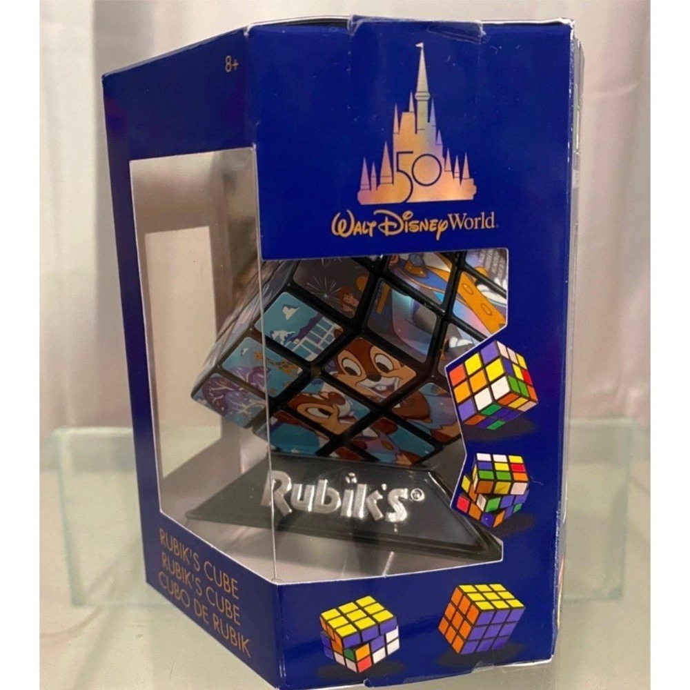 Walt Disney World 50th Anniversary Rubiks Cube Mickey Minnie Puzzle New in Box